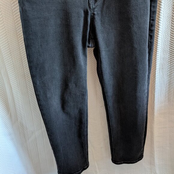 Scotch & Soda Amsterdam Women's Black Jeans Size 10 Straight Stretch High Rise - Picture 4 of 10